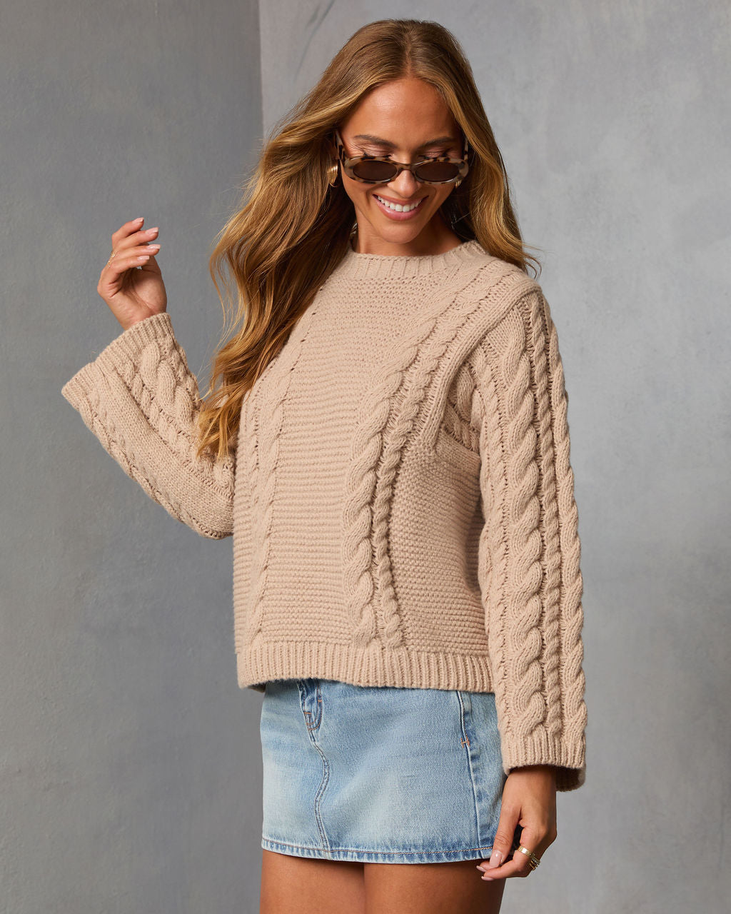 Acorn Trail Cable Knit Sweater - Image 3
