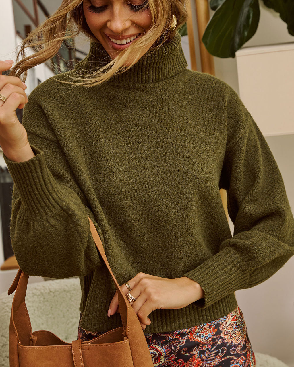 Sweater Weathered Turtleneck Sweater - Image 5