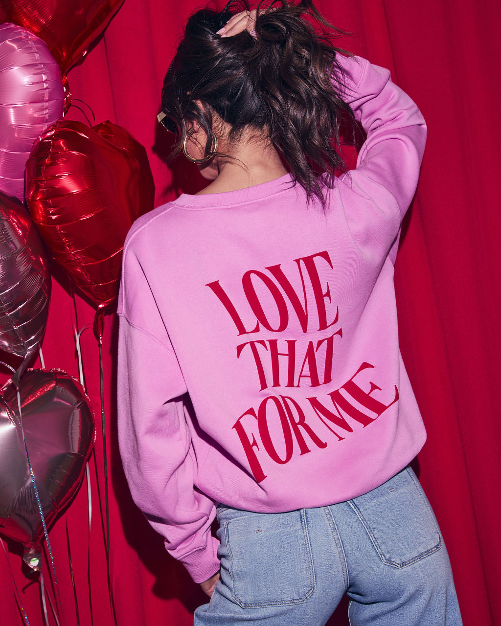 Love That For Me Graphic Sweatshirt - Image 4